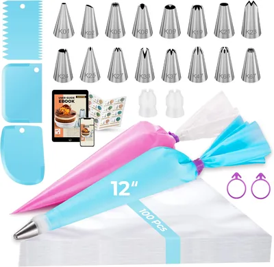 Kootek Icing Piping Bags & Tips Set 21% Off