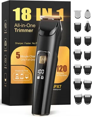 Beard Trimmer 47% Off - Electric Razor Kit