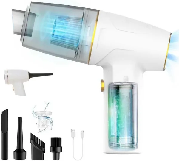 Car Vacuum Cleaner 12000PA Cordless Handheld Brushless DC Motor Rechargeable Mini Portable