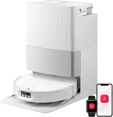 Roborock Qrevo EdgeT Roboterstaubsauger mit Wischfunktion, 18.500 Pa Saugleistung | Doppel-Antverwicklungssystem, FlexiArm Tech - Best Deal