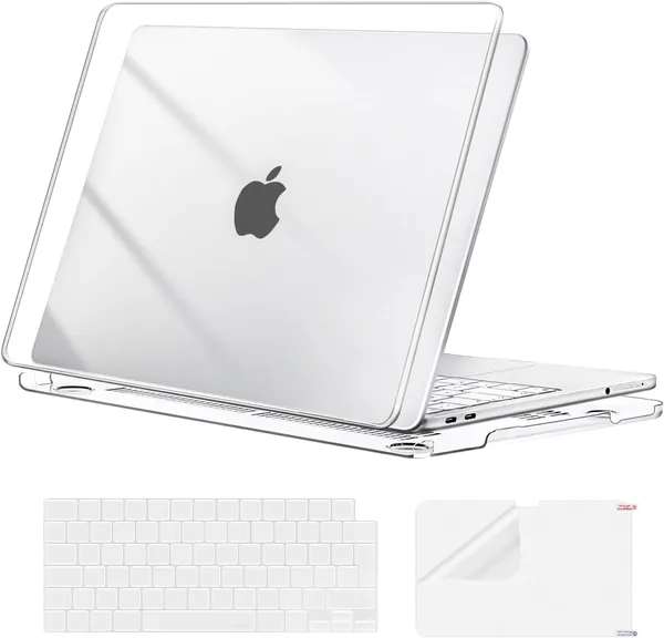 MOSISO Ultra Dünne Hülle mit Tastaturabdeckung kompatibel mit MacBook Neo 13 Zoll 2026 A3404 mit A18 Pro Chip - Silikonhülle