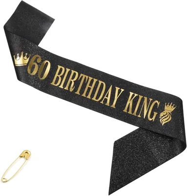 ZEYIYER 60th Birthday Sash - Best Deal