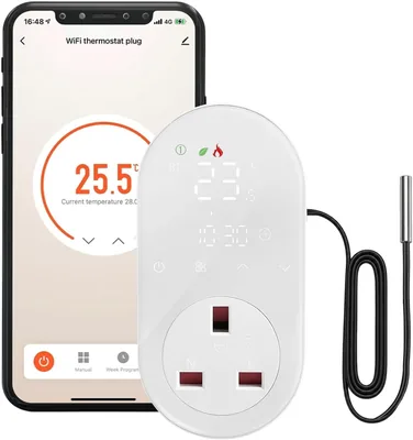 WiFi Smart Thermostat Socket 220V 16A Digital Controller White Best Deal
