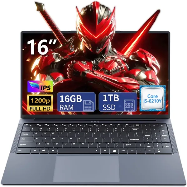 Txxren Laptop 16 inch Core i5-8210Y Processor