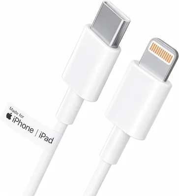 अदम्य USB C से लाइटनिंग केबल (1M) | MFi प्रमाणित तेज़ चार्जिंग PD केबल आईफोन 15/14/13/12/11/X/8 के लिए