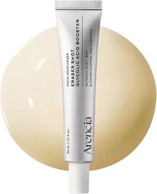 Arencia Eraser Shot Serum Glykolisk Acid Booster med AHA BHA, exfolierande ansiktsserum för akne ronhud, porvård och texturåte - Best Deal