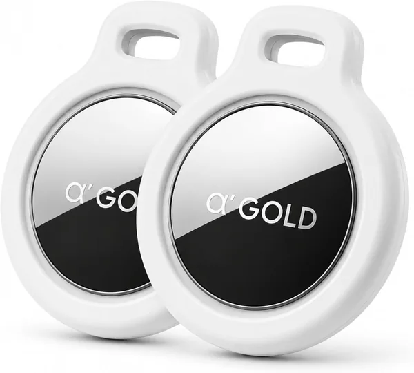 Kit 2 Tag Rastreador GPS para Iphone iOS - Alarme Sonoro e Bateria Duradoura, Ideal para Chaves, Malas, Crianças ou Pets