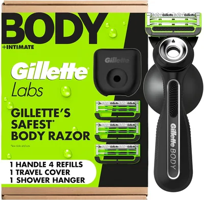 Gillette Labs Body Intimate Razor - 4 Refills Best Deal