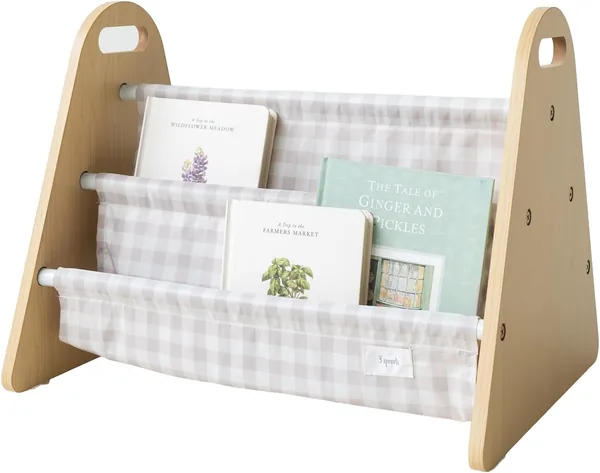 3 Sprouts Kids Portable Bookshelf