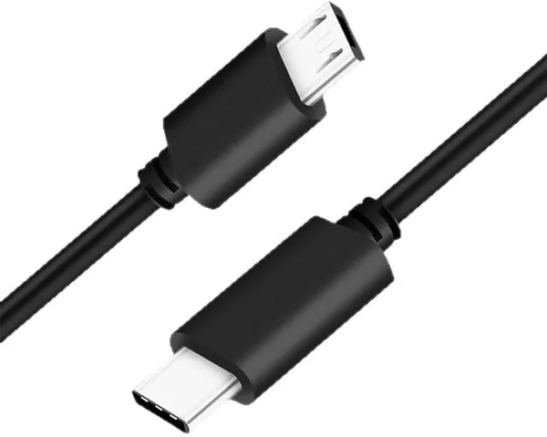 USB-C to Micro USB Cable 1M Type C to Micro USB Cord compatible with Samsung Galaxy S7/S5/J3/J5/J7 Huawei HTC LG