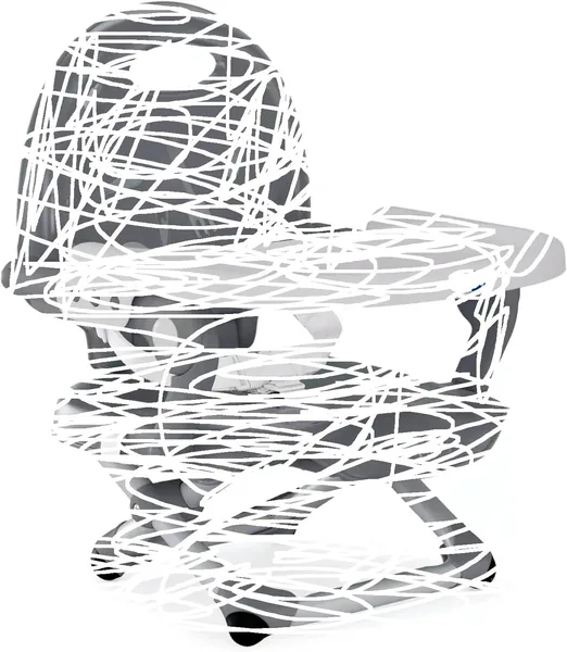 Portable Adjustable Baby High Chair - Compact & Removable Tray