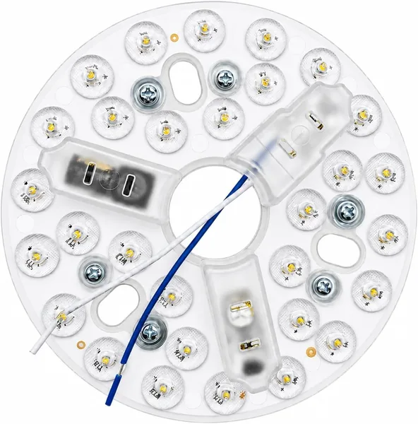 LED Ceiling Fan Light Kit 5.3 inches, 15 W Universal Replacement Circular LED Plate, 3 Tones 3000K/4200K/6500K with Memory for Replacement of Lamps and Fans Spare Parts (85-265V)