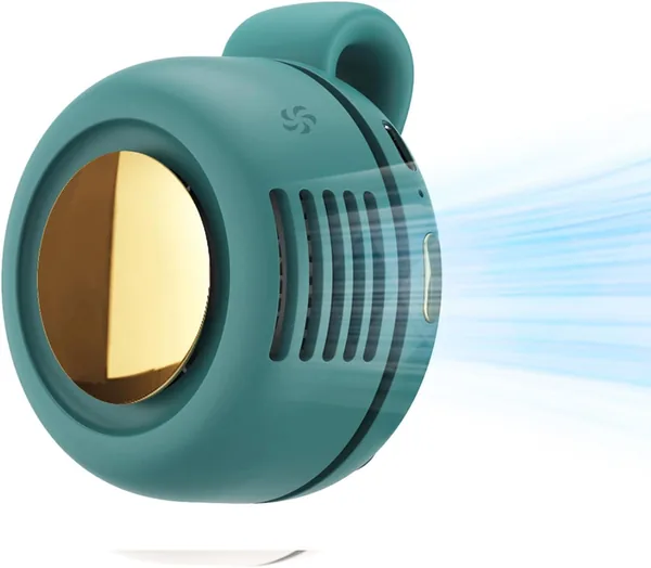 Toerjii Mini Fan T-Shirt 2026 Handheld Fan Akku-Ladbar Portabel Hüftfan 3 Einstellbare Windstärken