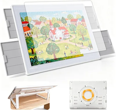 1500 Piece Puzzle Board with Rotating Base & Tilting Stand
