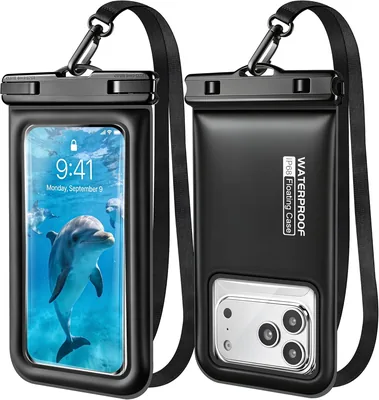 CITAMAMA Vattenfest Telefonförvaring, 2 Packa IPX8 Vattenbeståndig Telefonfall för Strand och Simning, Undervattensfall för iPhone