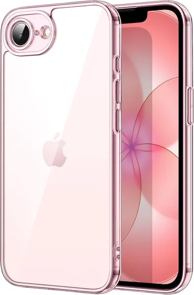 JETech Telefonhull för iPhone 17e/16e - Opladdad och skyddad, transparent design