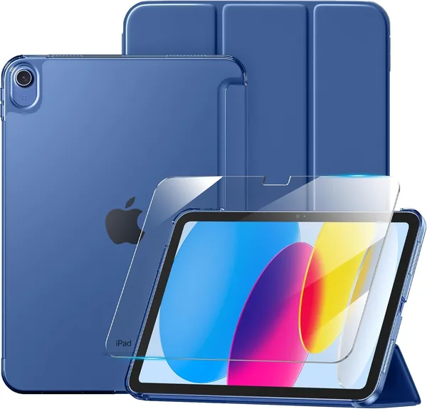 [マレダン] iPad A16 用 コンパチブルケース ガラスフィルムセット 11インチ (2025年) / 10.9インチ (2022年) スリム