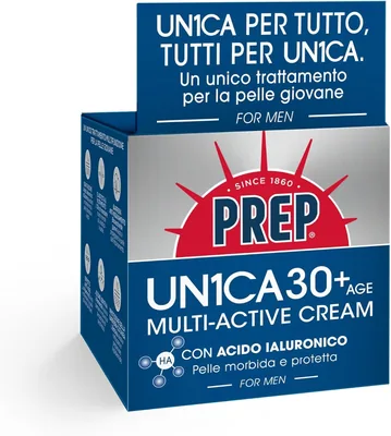 Prep, UN1CA PER UOMINI 30+ Crema Multi-Attiva, 75 ml - Risparmia il 88%!