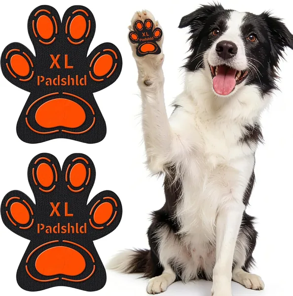 Padshld Anti Slip Dog Paw Pads for Senior Dogs - Paw Grips for Hardwood Floors