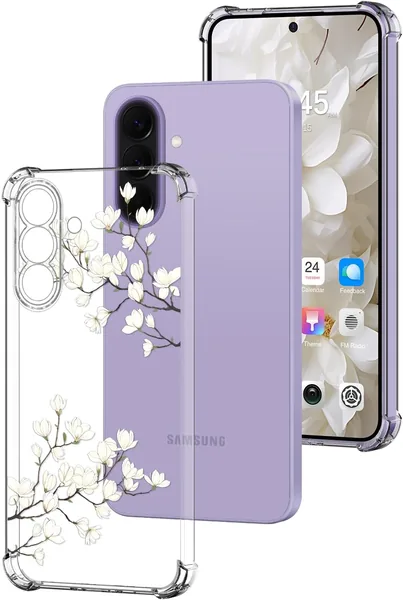 Coque Samsung Galaxy A37 5G avec motif mignon, transparente et résistante aux chocs