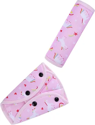 COOLBEEB Car Seat Belt Pad Pink Unicorn Best Deal