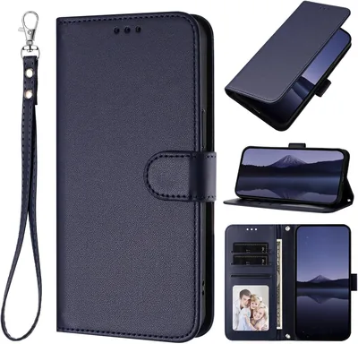 XINQCASE Portafoglio in Pelle per Samsung Galaxy A10 / M10 con Impugnatura Detaccabile, Copertina Flip Libro