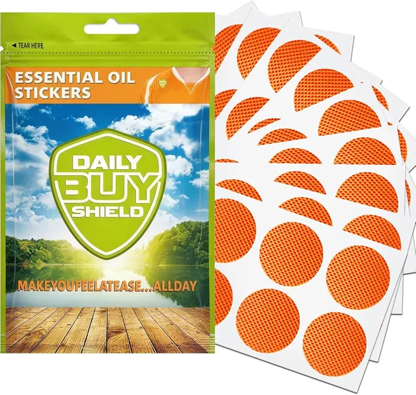 150 Count Natural Sticker Patch for Kids Adult Outdoor Indoor Travel Camping Hiking (Orange)