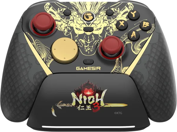 GameSir G7 Pro 8K PC Wireless Controller for Windows with TMR Joysticks, Dual-Mode Trigger Stops, Four Remappable Macro Buttons, 3.5mm Audio Support - Nioh 3