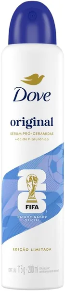 Antitranspirante Dove Aerossol Original 200ml - Edição Limitada FIFA | Melhor Preço
