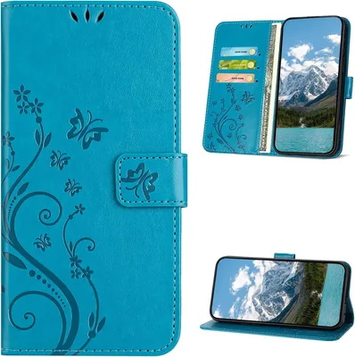 Étui XINQCASE pour Google Pixel 9a, Coque en cuir PU protectrice [fente pour carte], Portefeuille à rabat pour Google 9a, Bleu (6% de réduction)