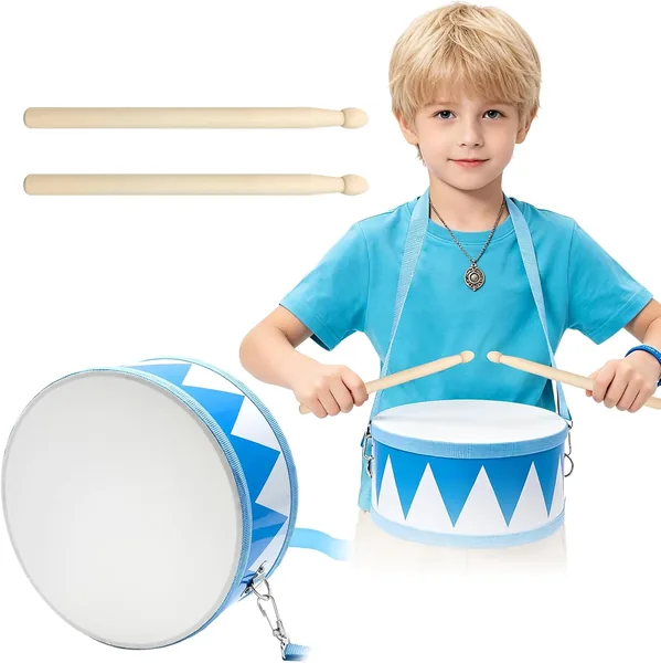 Kids Drum Set 8 Inch Wooden Toy Best Deal