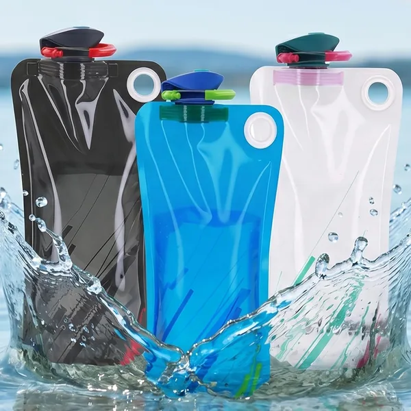 3 St ck Faltbare Trinkflasche 1l Festival Accessoires
