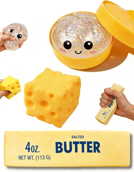 TSWCBYYLB 3 Pack Squishy Toy Set
