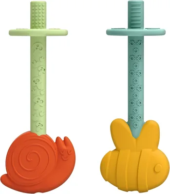 Dr. Brown's Teething Tubes Bee & Snail 2-Pack