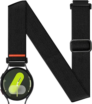 20mm Nylon Sport Arm Ankle Strap for Samsung Watch 7/6/5/4/FE & Watch 5 Pro