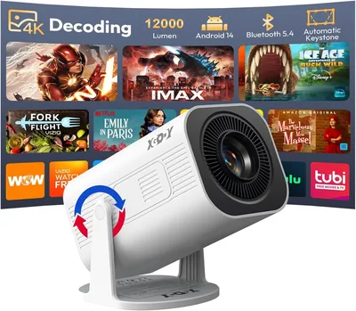 XGODY Gimbal 3 Pro Mini Projector