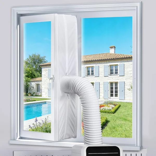 YYDSXK Universal Window Seal, Portable Air Conditioning Window Kit, Window Seal for Portable Air Conditioner, Clothes Dryers, Flip Windows and Skylights (4m)