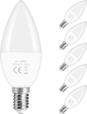FTL E14 LED Bulb 3000K Warm White 5W 500LM