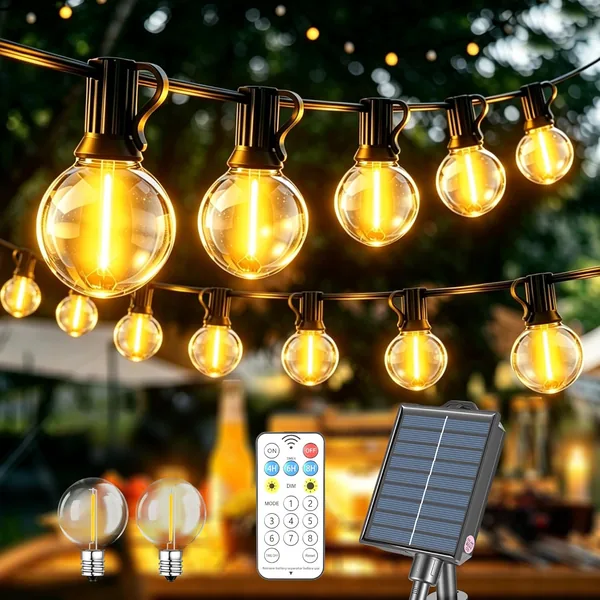 Kemoribe 20M Guirnalda Luces Exterior Solar
