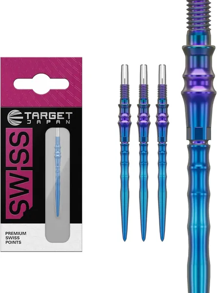 Target Japan Premium Swiss Points Dart Set - 30MM/35MM/40MM (Black/Silica/Blue/Silver) Best Deal