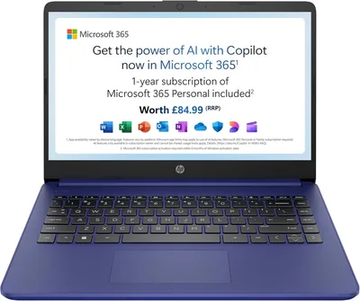 HP 14 Laptop Indigo Blue - Best Deal