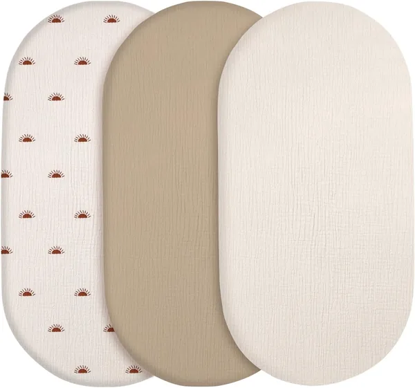 Peepeemax Drap Housse en Mousseline 80x40cm (Lot de 3) - 15% Off