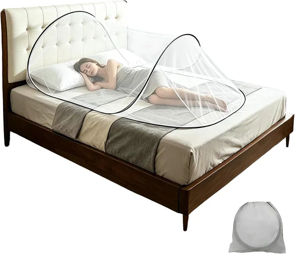 Répulsif à moustiques dellyy, filet anti-moustiques pliable, 200 x 80 x 56 cm, pour la maison et le camping - Meilleure offre