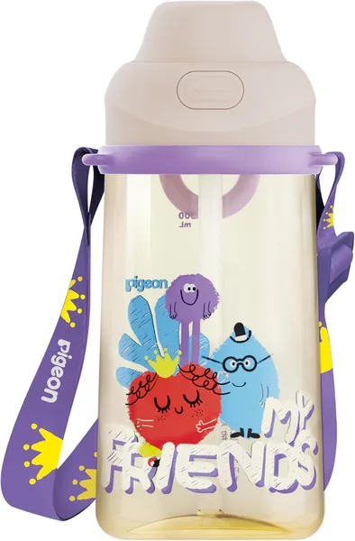 Pigeon MyFriends PPSU Water Bottle, 500ml, Purple - Best Deal