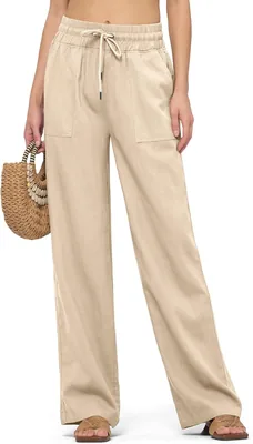 Willit Women Linen Palazzo Pants - Wide Leg Casual 29/31/33" Best Deal