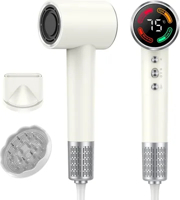 Sèche-cheveux FAMOO haute vitesse avec diffuseur et embout concentrateur - Best Deal