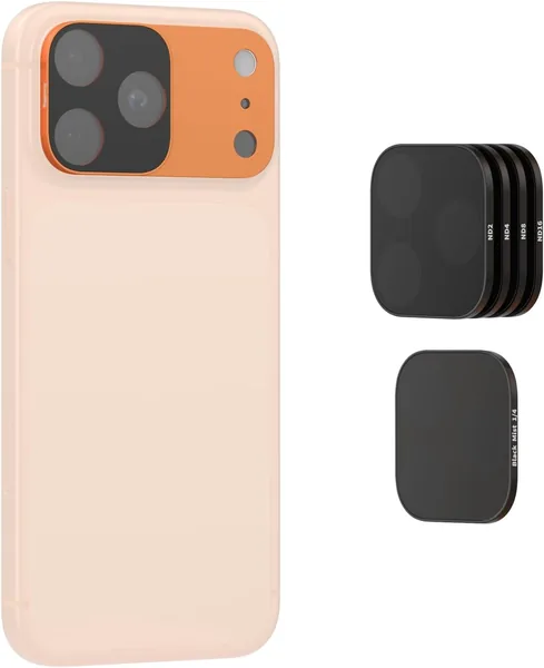 SmallRig Kwadratowy zestaw filtrów ND i czarnej mgły dla iPhone 17 Pro Max (pomarańczowy) 6075 - Najlepsza cena