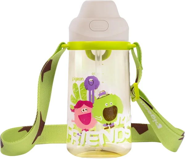 Pigeon MyFriends PPSU Water Bottle, 500ml, Green Best Deal