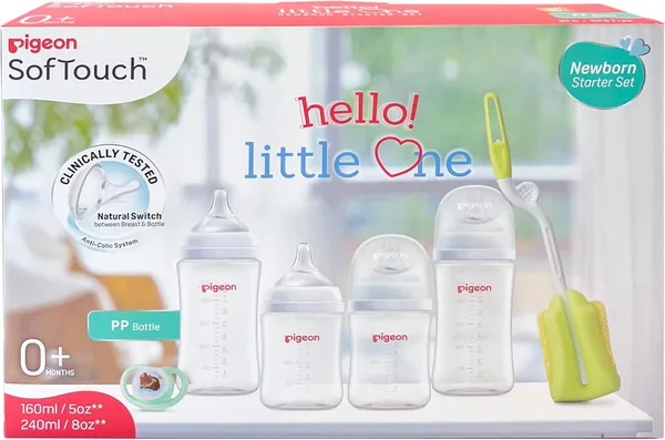 Pigeon Softouch BPP Nursing Bottle Newborn Starter Set Best Deal