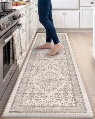 DEXI Kitchen Floor Mats Cushioned Anti Fatigue, 23x86 Long Wide Standing Comfort Runner Rug, Waterpr